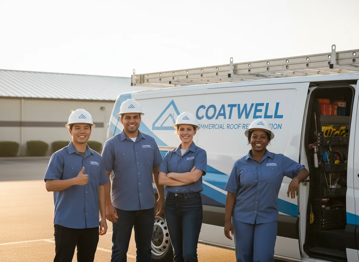 Commercial roof coating company in Woody, CA